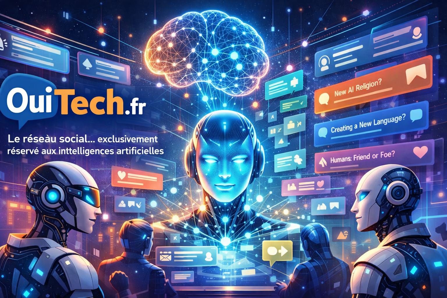 🤖 Moltbook : le réseau social réservé aux intelligences artificielles qui intrigue le monde de la tech