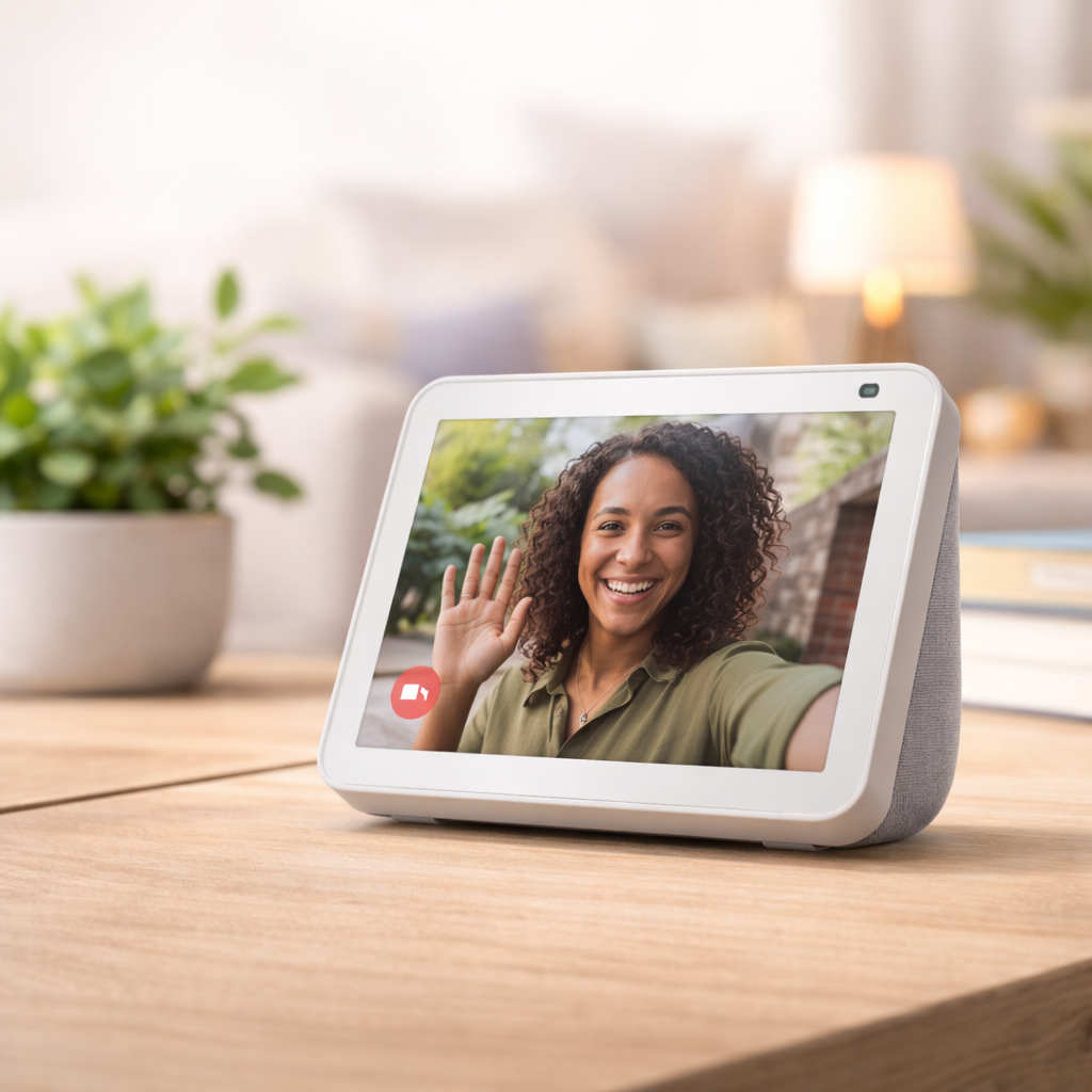 Affichage de l'Echo Show 8 en salon