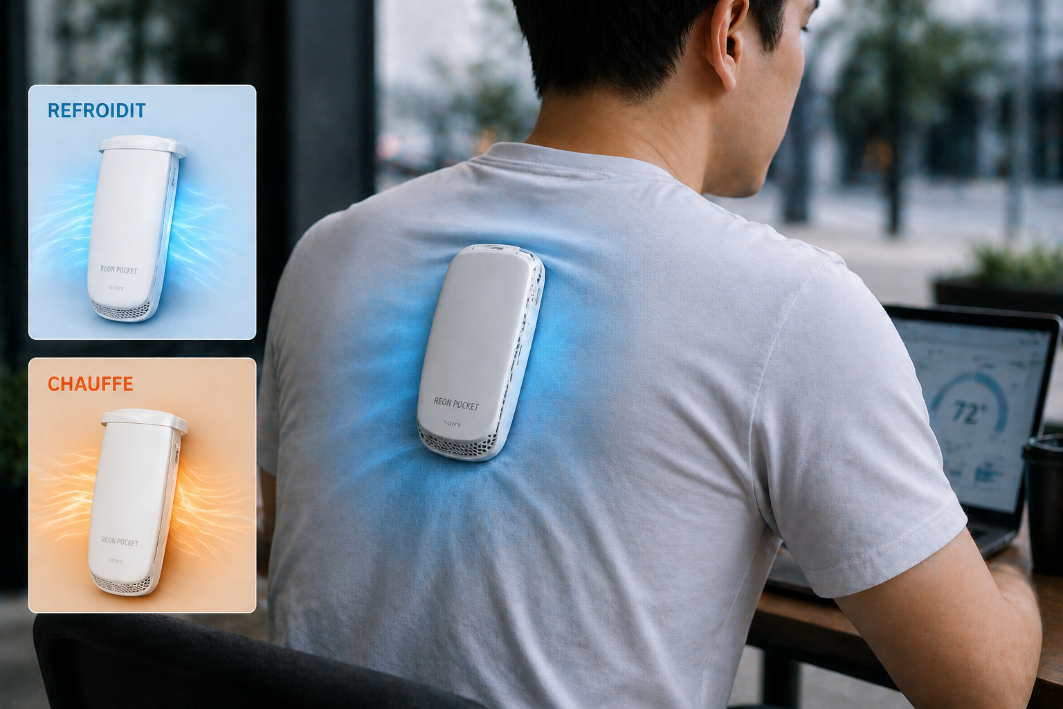 Sony Reon Pocket climatisation portable à porter sous les vêtements