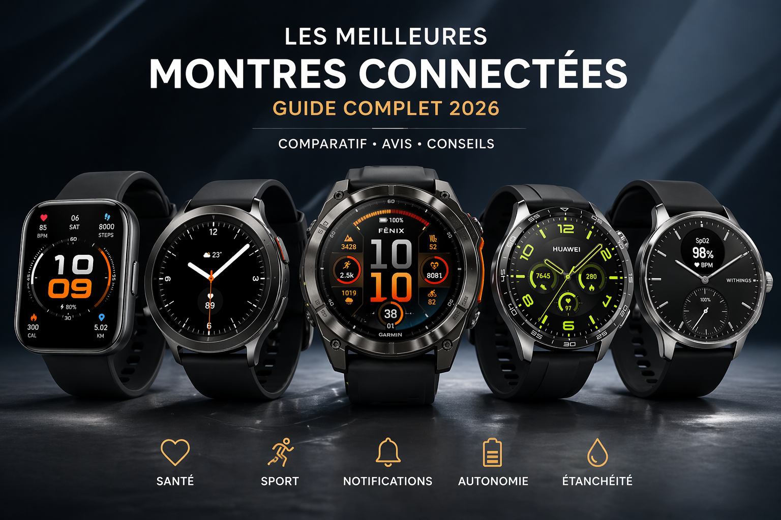Les meilleures montres connectées
