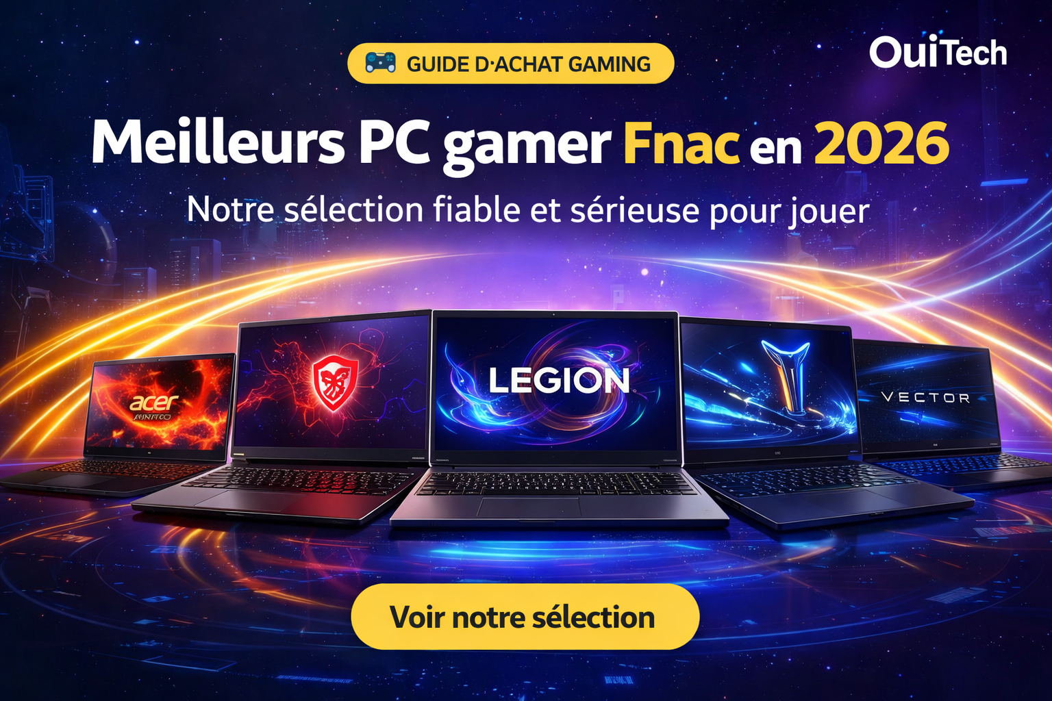 Meilleurs PC gamer Fnac en 2026