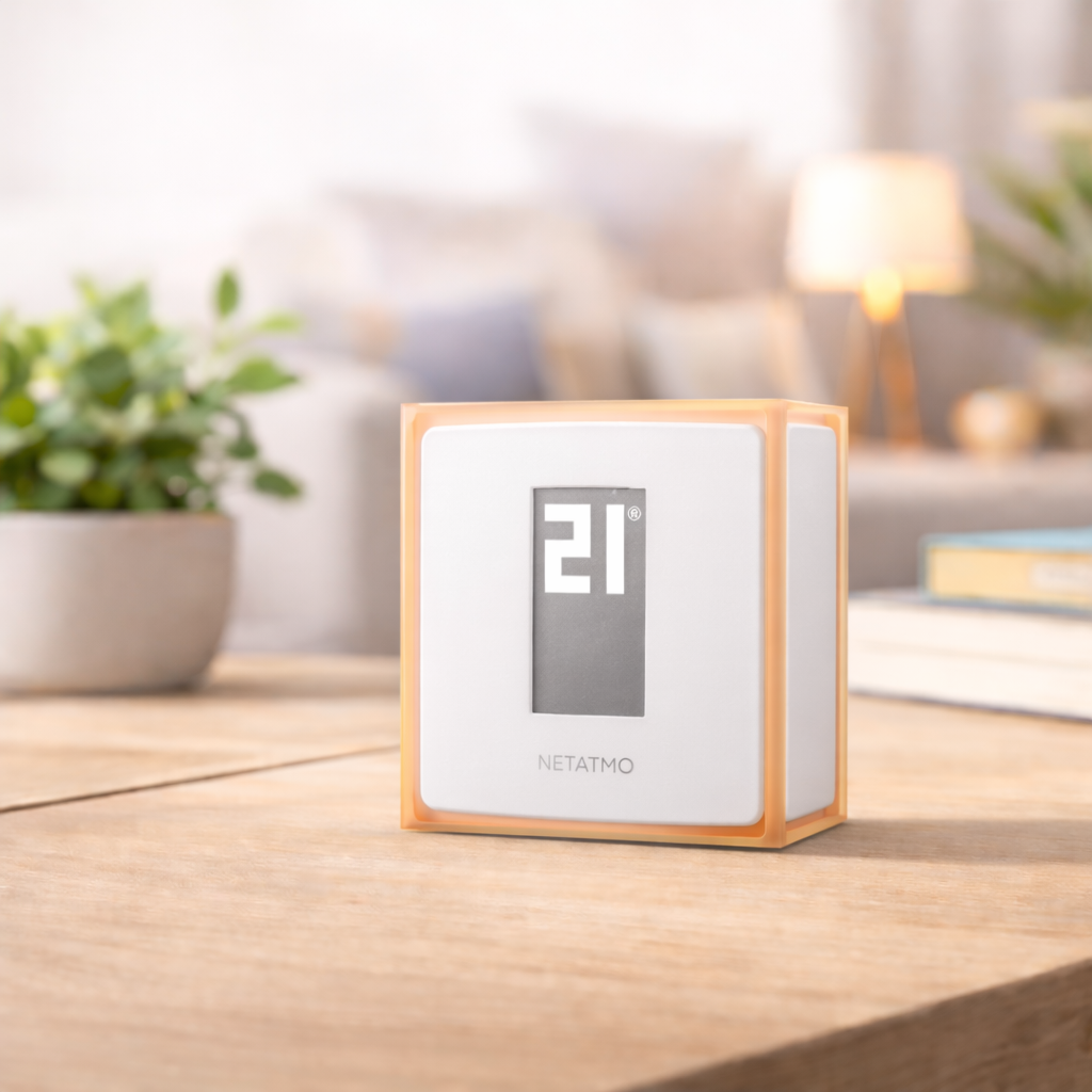 Thermostat intelligent Netatmo en intérieur